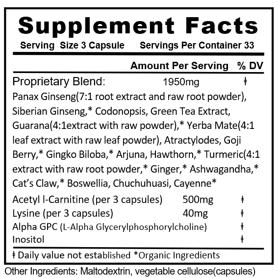 Supplement Facts-InvigorPlusEnergy